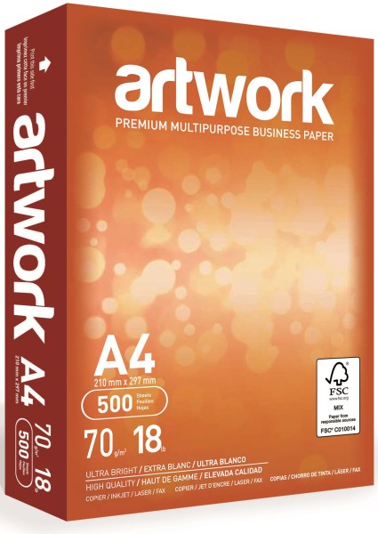 Artwork Kopierpapier, 70 g/m², DIN A4, FSC