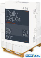 Daily Paper, Kopierpapier, 80 g/m², DIN A4, - Palette = 100.000 Blatt Daily Paper, Kopierpapier, 80 g/m², DIN A4, - Palette = 100.000 Blatt