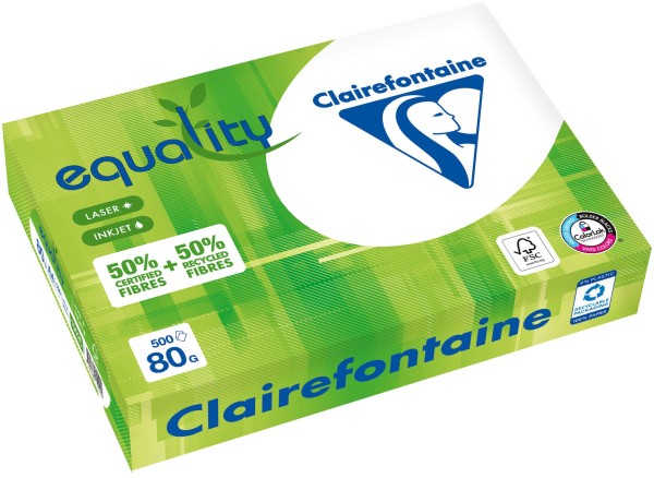 EQUALITY Recyclingpapier, Kopierpapier, 80 g/m², DIN A4