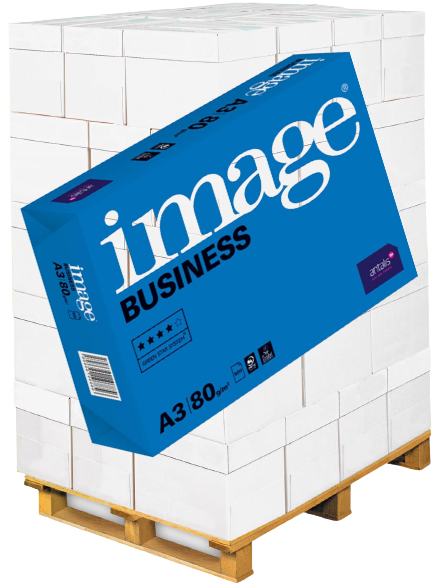 image BUSINESS Kopierpapier, 80 g/m², DIN A3 - Palette = 50.000 Blatt