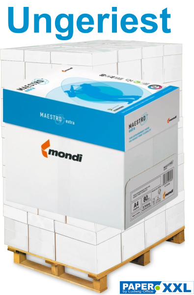 Maestro EXTRA Kopierpapier FSC, DIN A4, 80 g/m² - UNGERIEST -Palette = 100.000 Blatt
