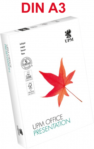 UPM Office PRESENTATION Kopierpapier, 80 g/m², DIN A3