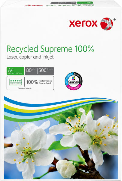 Xerox RECYCLED SUPREME 100% Kopierpapier 003R95860, CO₂-neutral, 80 g/m², DIN A4
