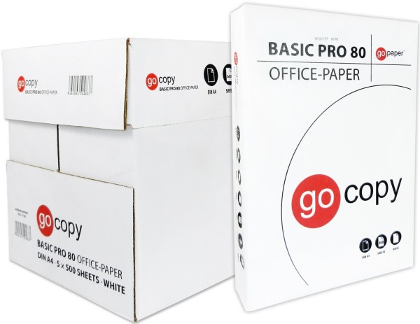 go copy - BASIC PRO 80 Kopierpapier, 70 g/m², DIN A4, PEFC