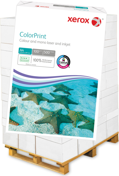 Xerox ColorPrint Kopierpapier, 100 g/m², DIN A4 (003R95256) - Palette = 80.000 Blatt
