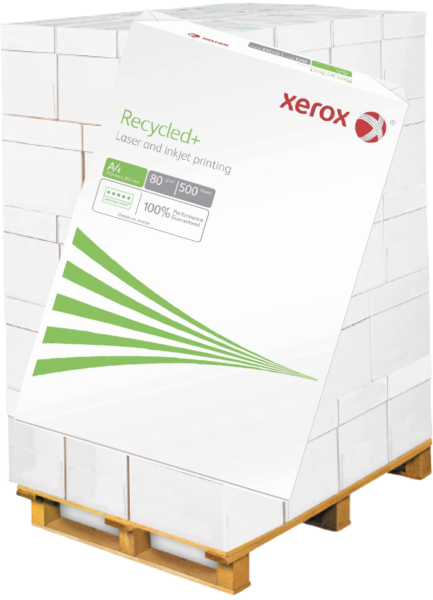 Xerox RECYCLED+ Kopierpapier 003R91912, 80 g/m², A4 - Palette = 120.000 Blatt