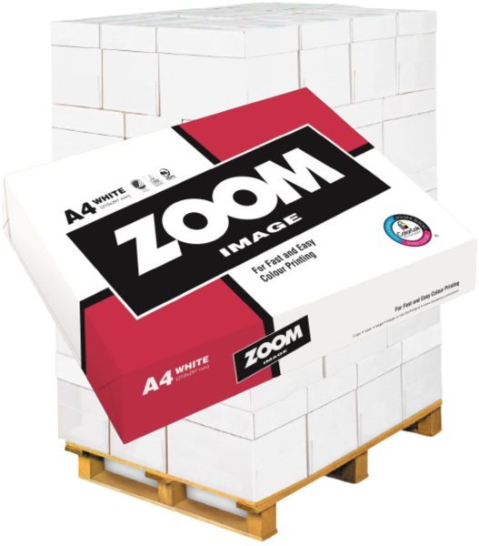 Zoom IMAGE Kopierpapier, 80 g/m², DIN A4, PEFC - Palette = 100.000 Blatt