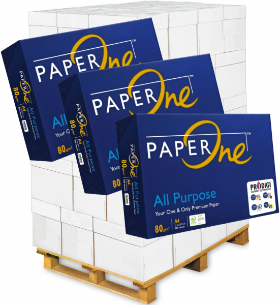 PaperOne ALL PURPOSE PEFC Kopierpapier, 80 g/m², A4 - Palette = 100.000 Blatt