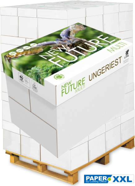 New Future MULTI FSC Kopierpapier, 80 g/m², DIN A4, UNGERIEST - Palette = 100.000 Blatt