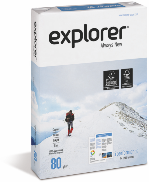 Explorer iPerformance Kopierpapier, 80 g/m², DIN A4