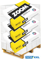 Zoom Kopierpapier, 80 g/m², DIN A4, PEFC - Palette = 100.000 Blatt Zoom Kopierpapier, 80 g/m², DIN A4, PEFC - Palette = 100.000 Blatt