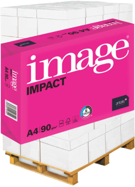 image IMPACT Kopierpapier, 90 g/m², DIN A4 - Palette = 100.000 Blatt