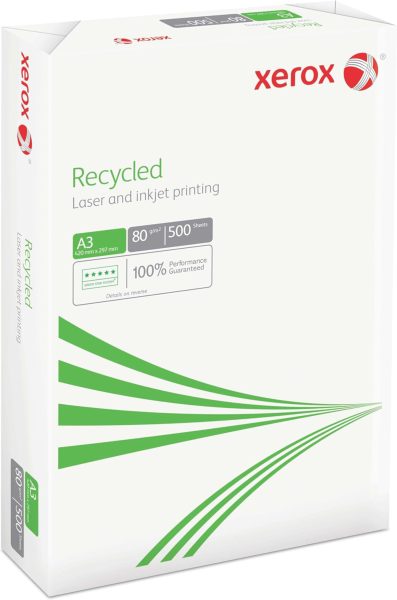 Xerox RECYCLED Recyclingpapier, Kopierpapier 003R91166, 80 g/m², DIN A3