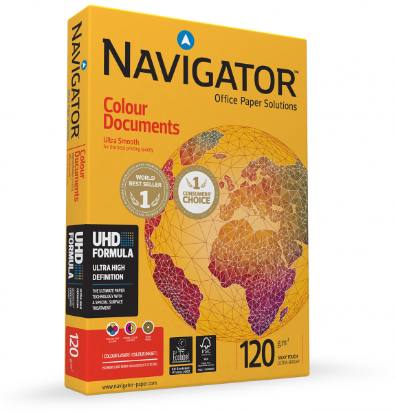 Navigator COLOUR DOCUMENTS Kopierpapier FSC, 120 g/m², DIN A4