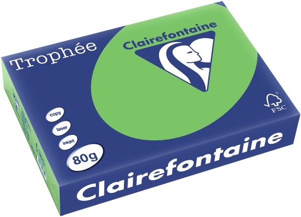 Clairefontaine Trophée, farbiges Kopierpapier, MINZE 1875PC, 80 g/m², DIN A4