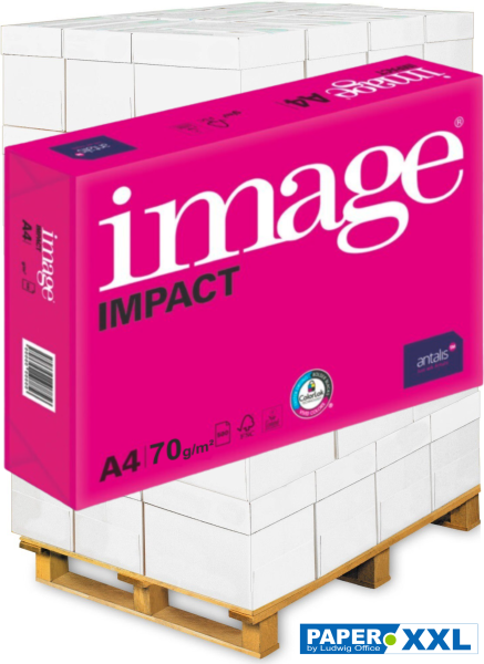 image IMPACT Kopierpapier, 70 g/m², DIN A4 - Palette = 100.000 Blatt