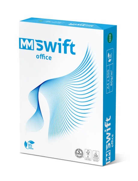 MM SWIFT Office Kopierpapier FSC - 80 g/m² - A4 - Palette mit 100.000 Blatt