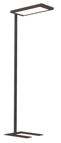 Stehleuchte LAVIGO.core (schwarz) - WALDMANN - mit Bewegungsmelder u. Taglichtsteuerung PIR