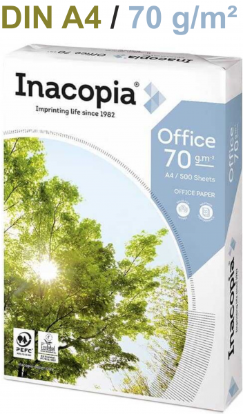 inacopia OFFICE Kopierpapier FSC, 70 g/m², DIN A4