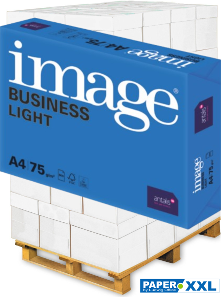 Image BUSINESS LIGHT Kopierpapier, 75 g/m², DIN A4 - Palette = 100.000 Blatt
