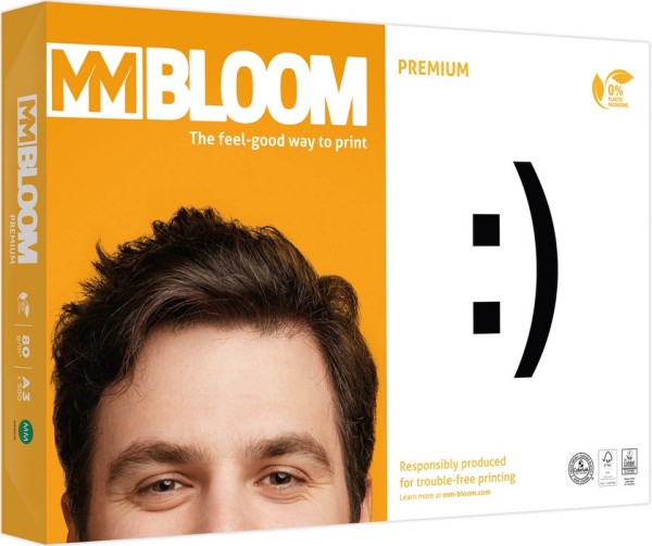 MM Bloom PREMIUM Kopierpapier FSC, 80 g/m², DIN A3