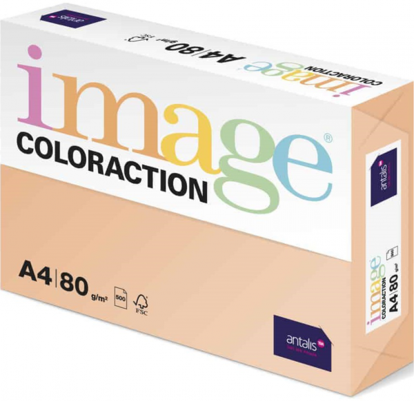 Image Coloraction Savana / Salm / Lachs (A11), 80 g/m², DIN A4