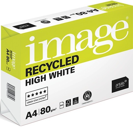 Image Recycled HIGH WHITE Recyclingpapier, Kopierpapier, 80 g/m², DIN A4