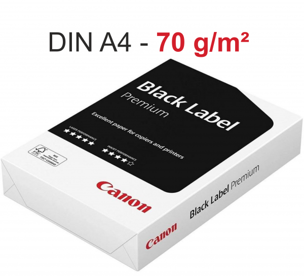 Canon BLACK Label PREMIUM, FSC Kopierpapier, A4, 70 g/m²