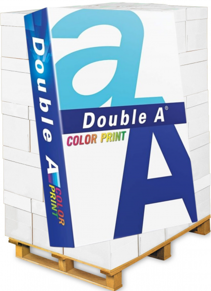 Double A COLOR PRINT Kopierpapier, 90 g/m², DIN A4 - Palette = 100.000 Blatt