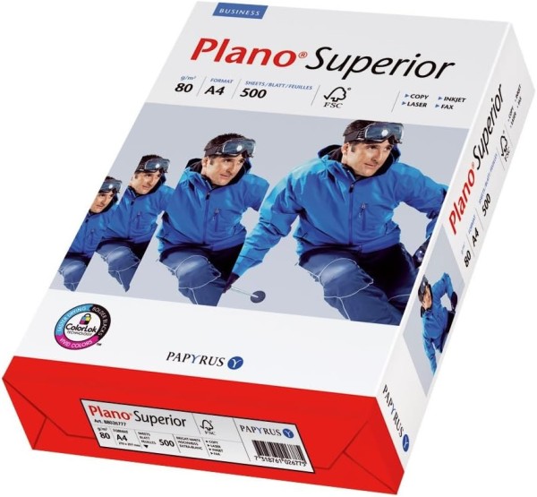 Plano SUPERIOR Kopierpapier, 80 g/m², DIN A4