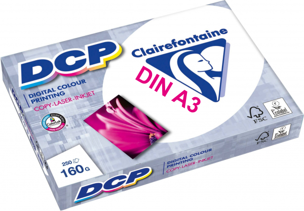 Clairefontaine DCP Farblaserpapier 1843C, 160 g/m², DIN A3