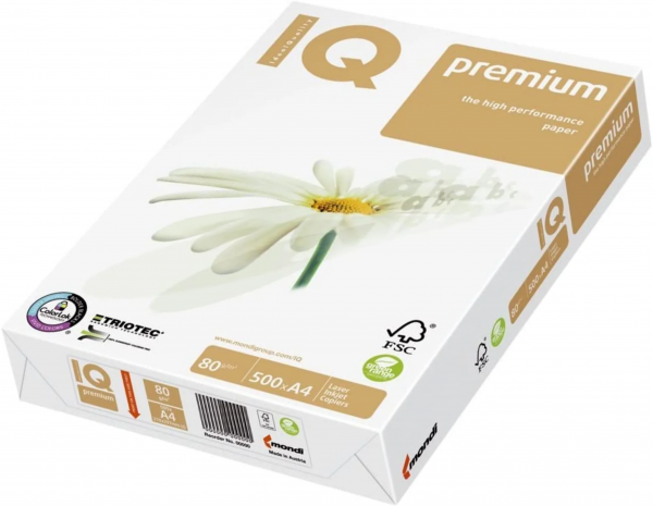 IQ PREMIUM Kopierpapier, 80 g/m², DIN A4