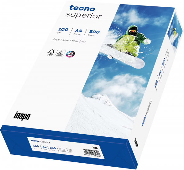 inapa tecno SUPERIOR Kopierpapier, 100 g/m², DIN A4