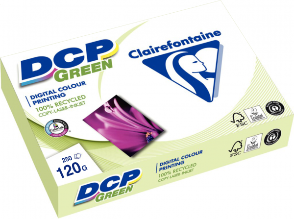 Clairefontaine DCP GREEN Recyclingpapier, 120 g/m², DIN A4