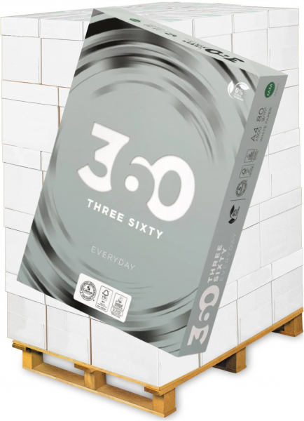 MM 360° Everyday Kopierpapier FSC, 80 g/m², DIN A4 - Palette = 100.000 Blatt