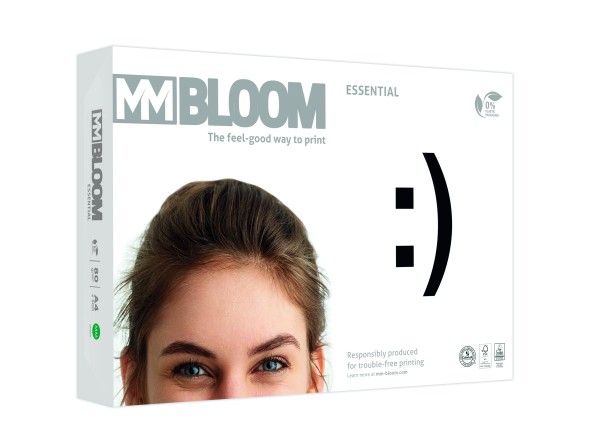 MM Bloom ESSENTIAL Kopierpapier, FSC, 80 g/m², A4 - Palette = 100.000 Blatt