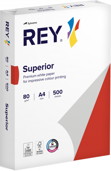 Rey SUPERIOR Kopierpapier, 80 g/m², DIN A4, CO₂-neutral