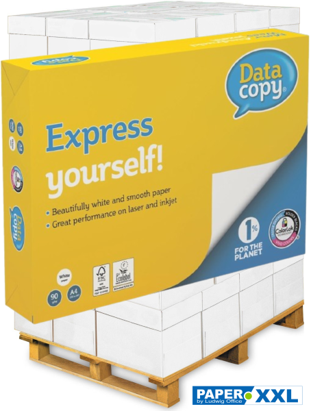 Data COPY Kopierpapier FSC, 90 g/m², DIN A4 - Palette = 80.000 Blatt