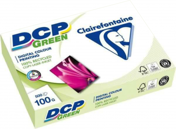 Clairefontaine DCP GREEN Recyclingpapier, 100 g/m², DIN A4