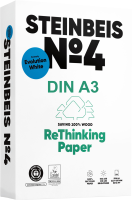 Steinbeis No.4 Recyclingpapier / Kopierpapier, 80 g/m², DIN A3 - vormals EvolutionWhite Steinbeis No.4 Recyclingpapier / Kopierpapier, 80 g/m², DIN A3 - vormals EvolutionWhite