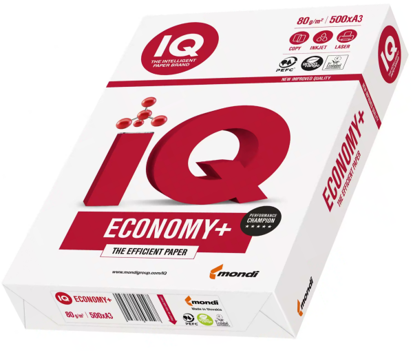 IQ ECONOMY+ Kopierpapier, 80 g/m², DIN A3