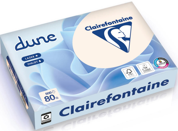 Clairefontaine DUNE Natur-Kopierpapier 3270C, 80 g/m², DIN A4
