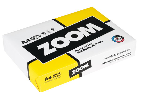 Zoom Kopierpapier - 80 g/m² - A4 - 2.500 Blatt in der Maxibox UNGERIEST