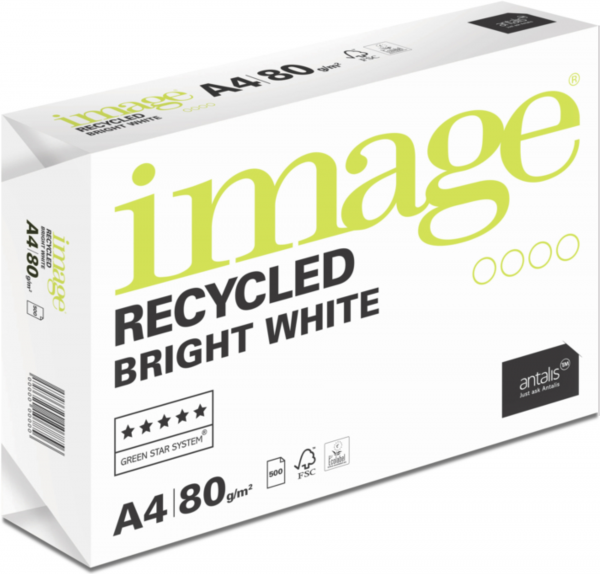 Image Recycled BRIGHT WHITE Recyclingpapier, Kopierpapier, 80 g/m², DIN A4