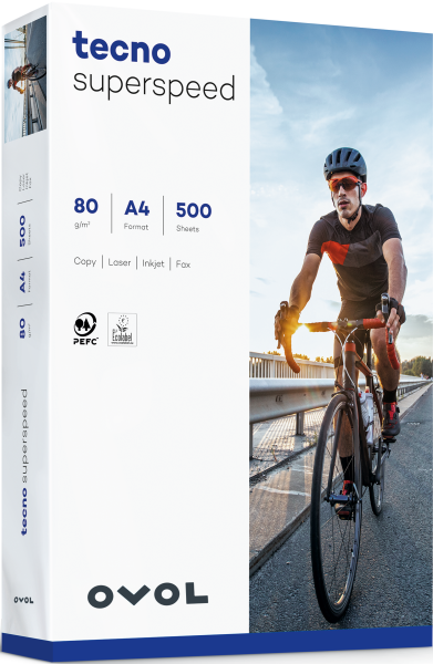 tecno SUPERSPEED Kopierpapier, 80 g/m², DIN A4