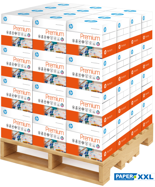 HP PREMIUM CHP852 Kopierpapier, 90 g/m², DIN A4 - Palette = 100.000 Blatt