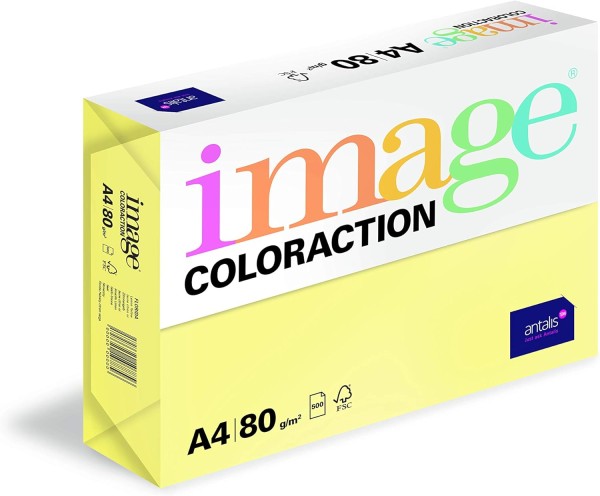 Image Coloraction Florida / Zitronengelb (A41), 80 g/m², DIN A4