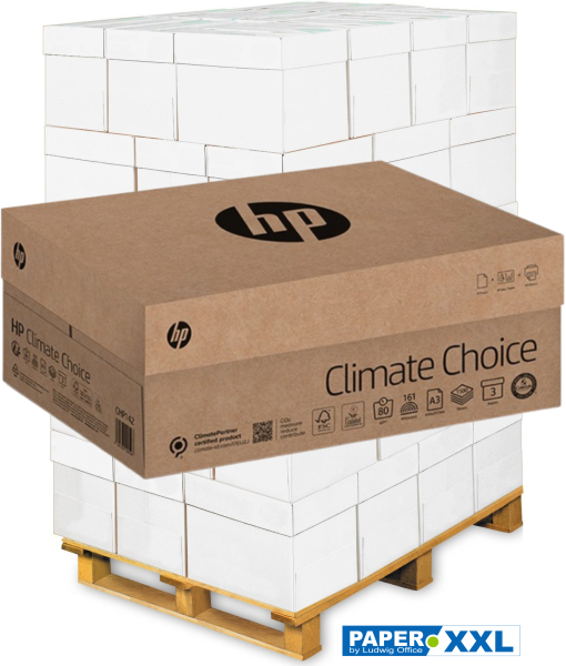 HP CLIMATE CHOICE CHP142 Kopierpapier, DIN A3, 80 g/m² - Palette = 52.500 Blatt