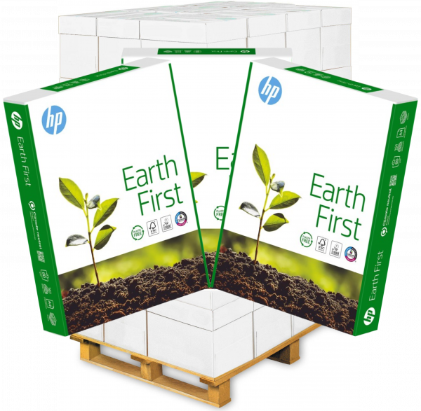 HP Earth FIRST Kopierpapier CHP140, 80 g/m², DIN A4 - Palette = 120.000 Blatt