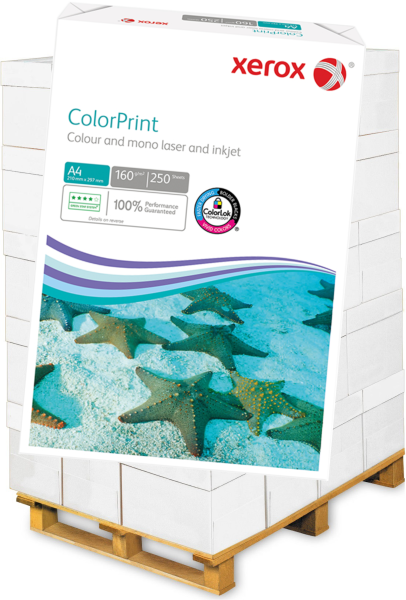 Xerox ColorPrint Kopierpapier, 160 g/m², DIN A4 (003R95924) - Palette = 50.000 Blatt